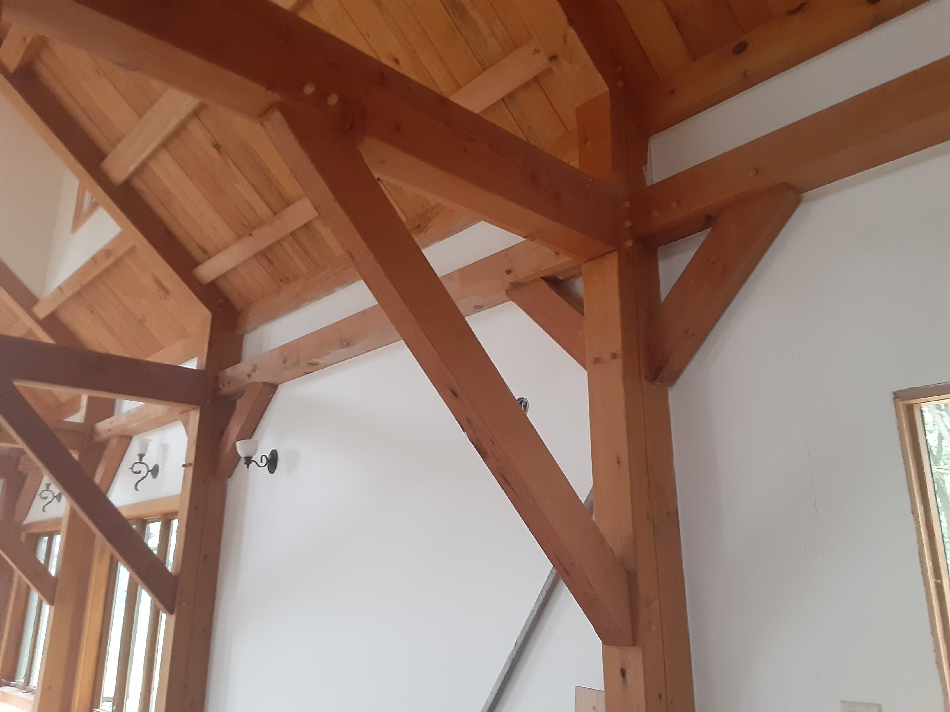 Timber frame structural elements