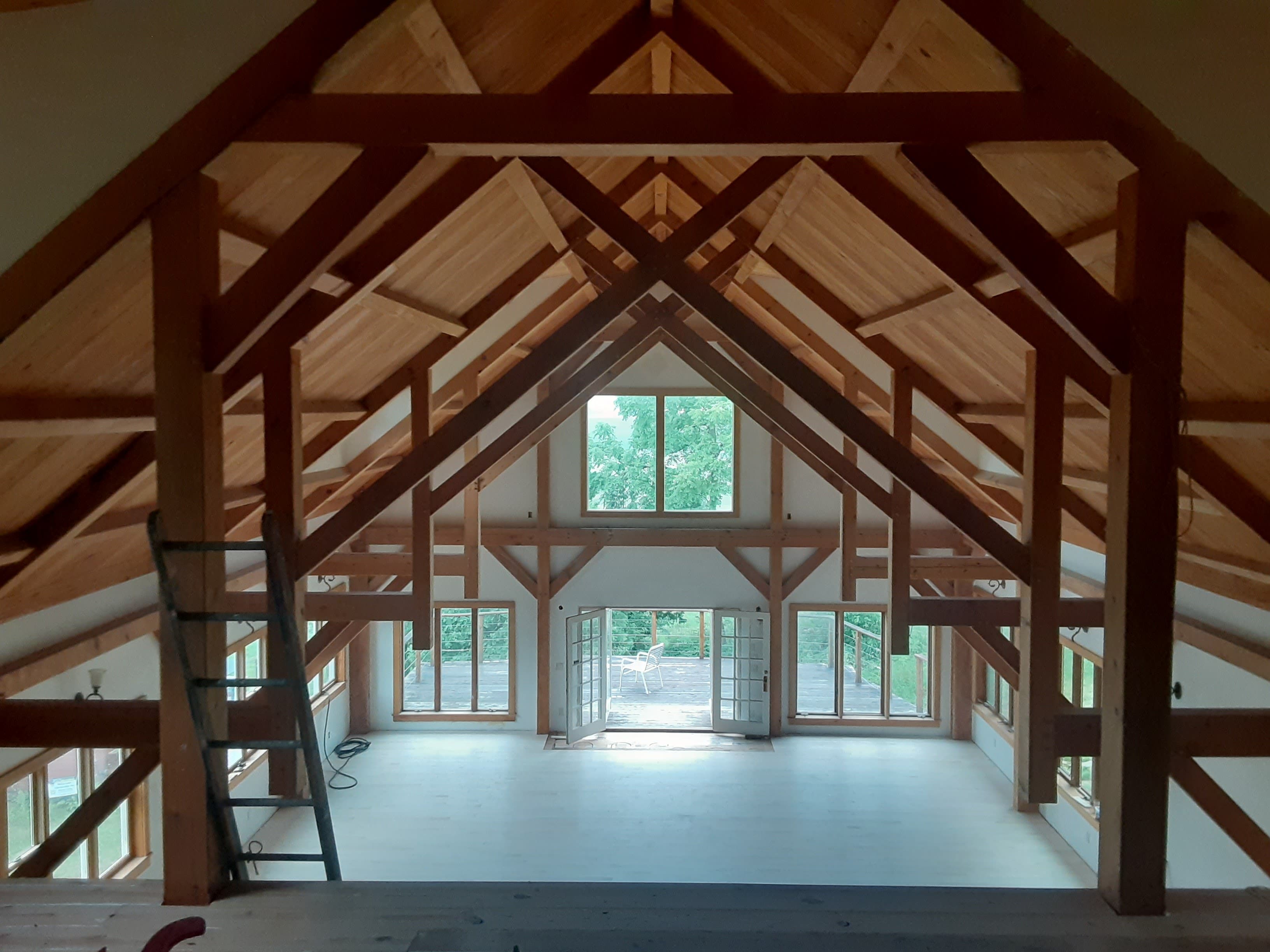 Timber frame structure